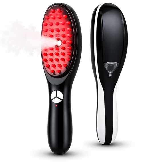 Nano Brush™ 4 en 1 | Masajeador Capilar con Luz LED